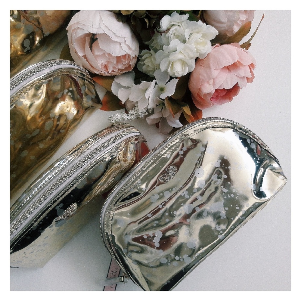 Victoria's Secret Golden Make up bag